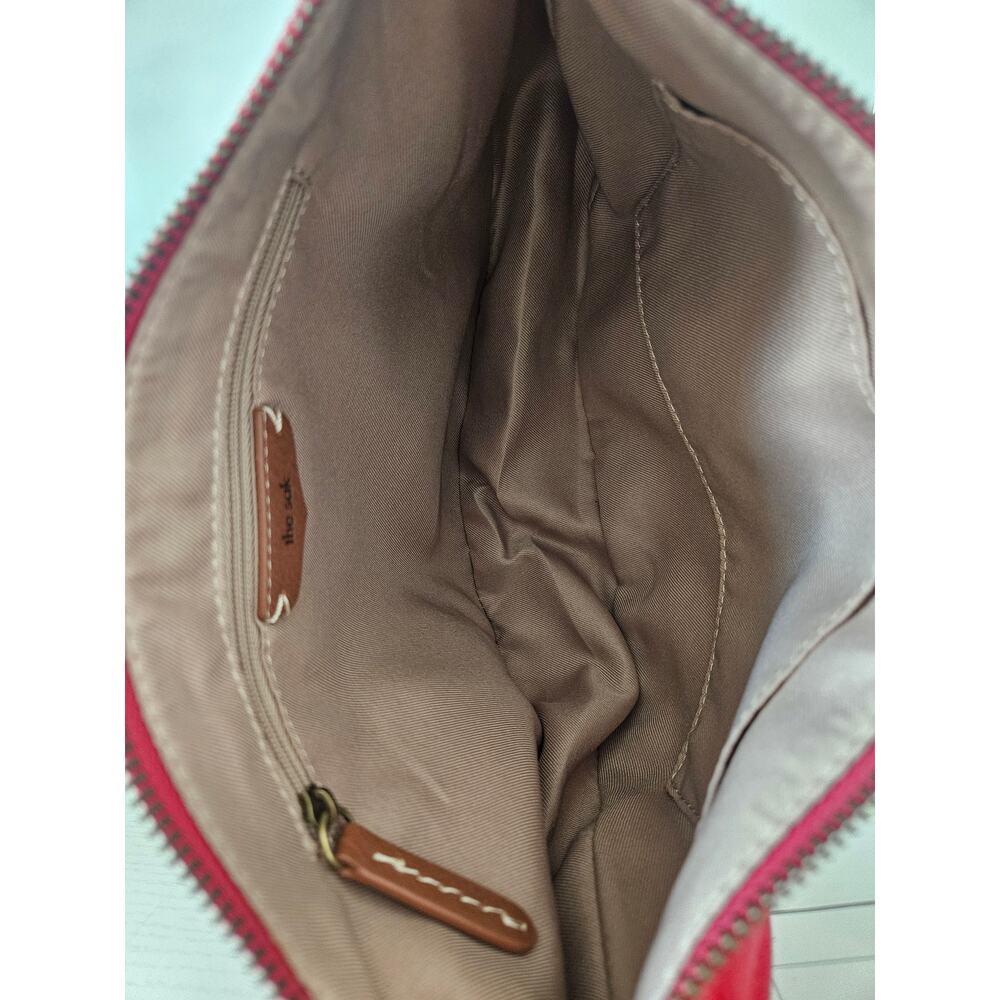 The Sak Suede Tess Shoulder Bag Scarlet - Picture 10 of 10